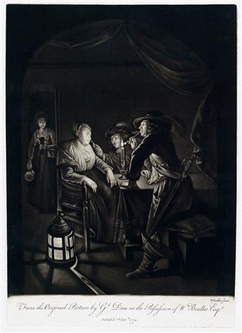 REMBRANDT VAN RIJN andCAPTAIN WILLIAM BAILLIE Bound volume with approximately 150 etchings, including numerous proof impressions of ...